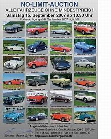 NO-LIMIT-AUCTION, am 15. September 2007 Oldtimer Galerie Toffen.